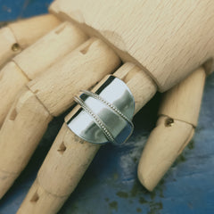Beaded Teaspoon Ring