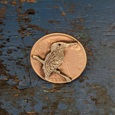 Kingfisher Brooch Pin
