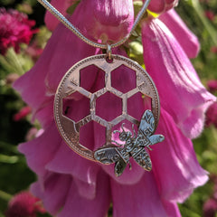 Bee Coin Pendant