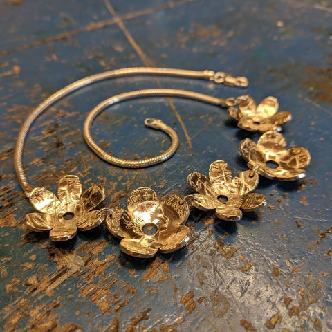 Daisy Chain and Buttercup Necklace