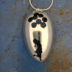 Banksy Floating Girl Spoon Pendant