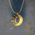 Sun and Moon Coin Pendant