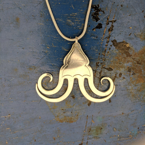 Deco Fish Fork Pendant