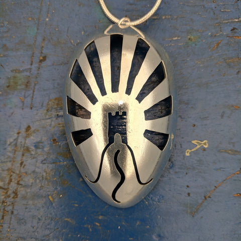 Glastonbury Tor Spoon Pendant
