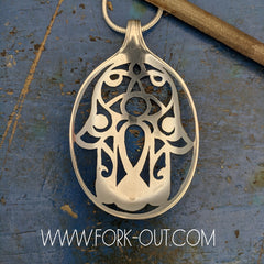 Hamsa Hand Protective Spoon Pendant