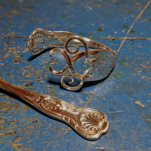 Royal Love Fork Bracelet - 120 year old Kings cutlery
