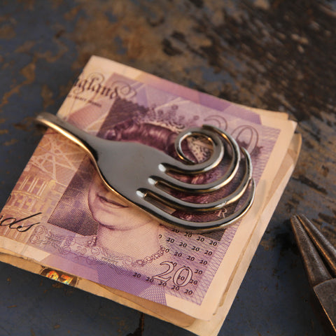 Feathered Fork Money Clip