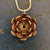 Three Tier Daisy Coin Pendant