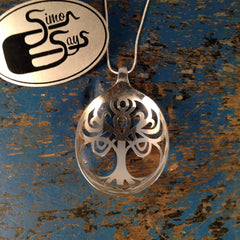 Tribal Tree of Life Spoon pendant