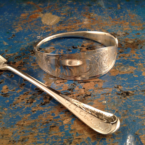 Regency Hand Etched Fish Knife Bracelet